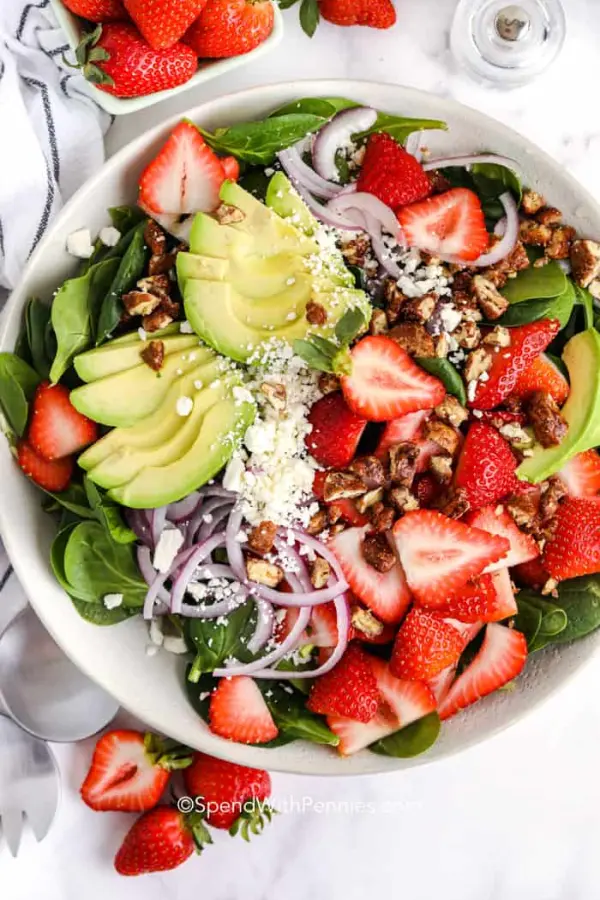 Strawberry Spinach Salad