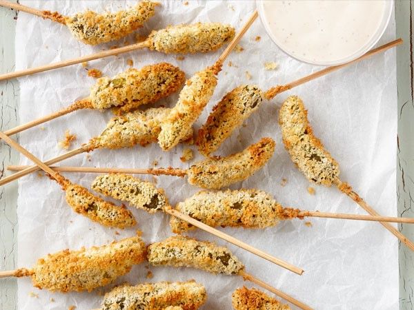 Air Fried Tempura Pickles