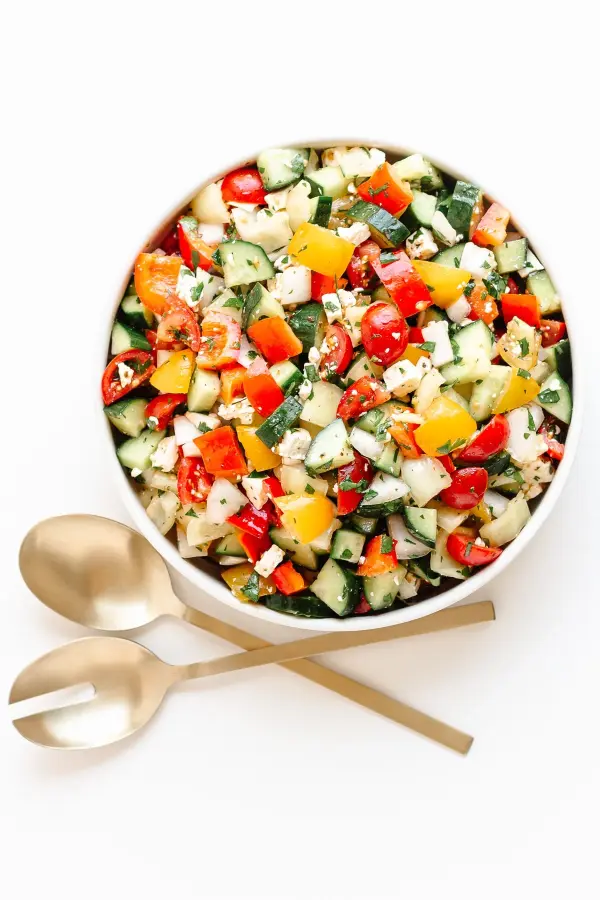 Summer Chopped Veggie Salad