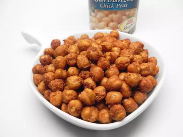 Spiced Air Fried Chickpeas