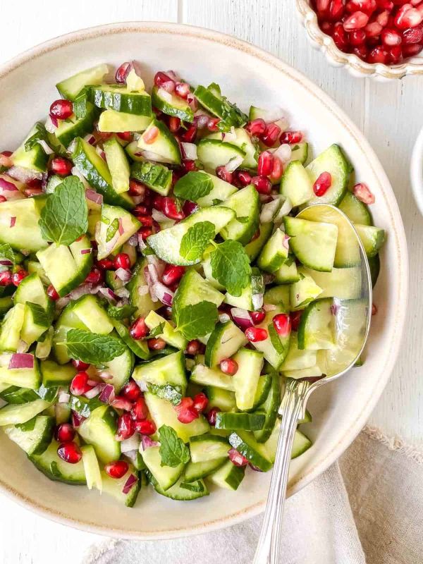 Cucumber Pomegranate Salad