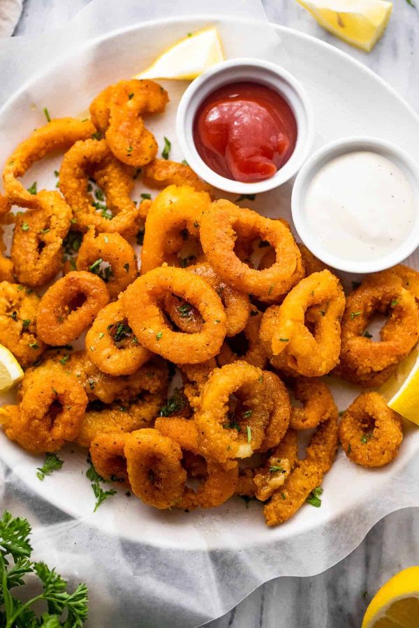 Coconut Flour Air Fryer Calamari