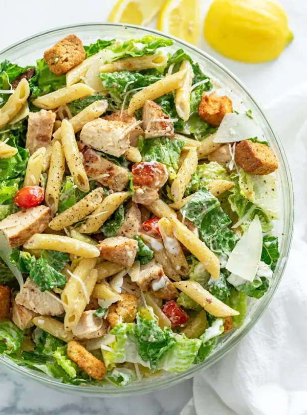 Chicken Caesar Pasta Salad