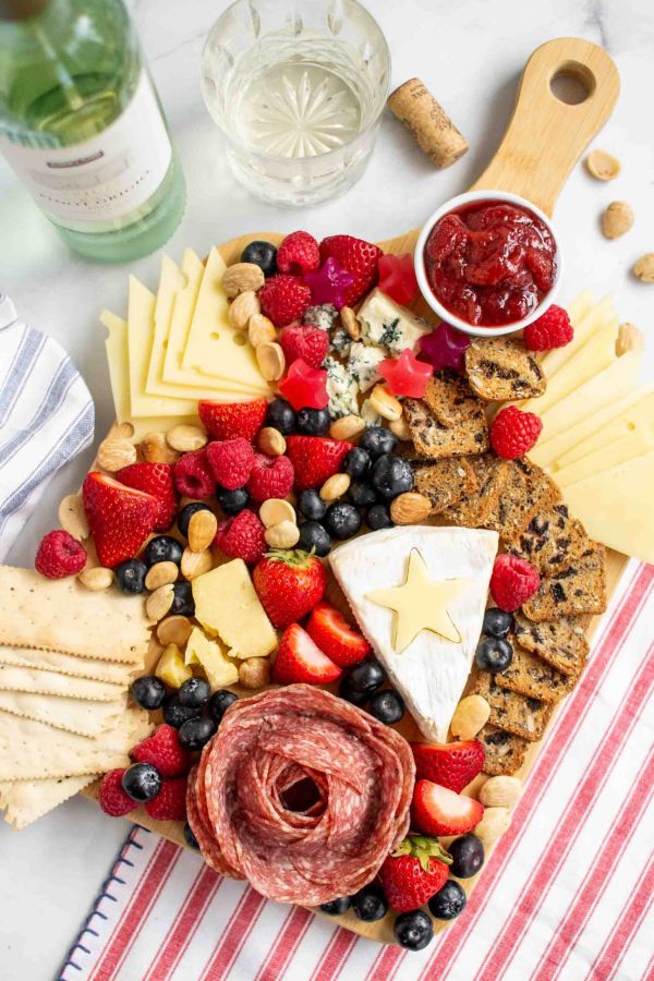 Patriotic Charcuterie Board