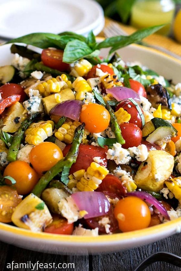 Grilled Summer Vegetable Salad