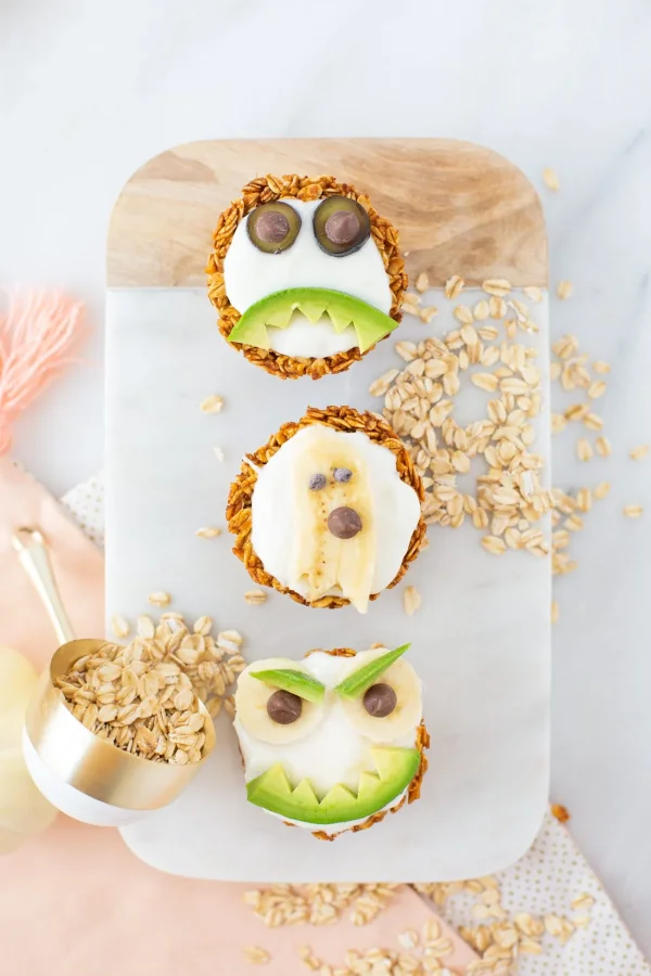 Halloween Pumpkin Spice Granola Cups