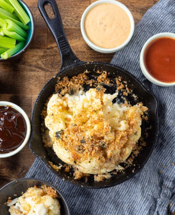 Crispy Cheddar Cauliflower