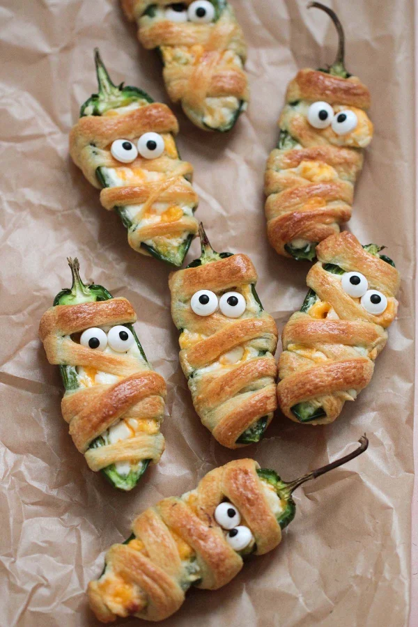 Mummy Jalapeno Poppers