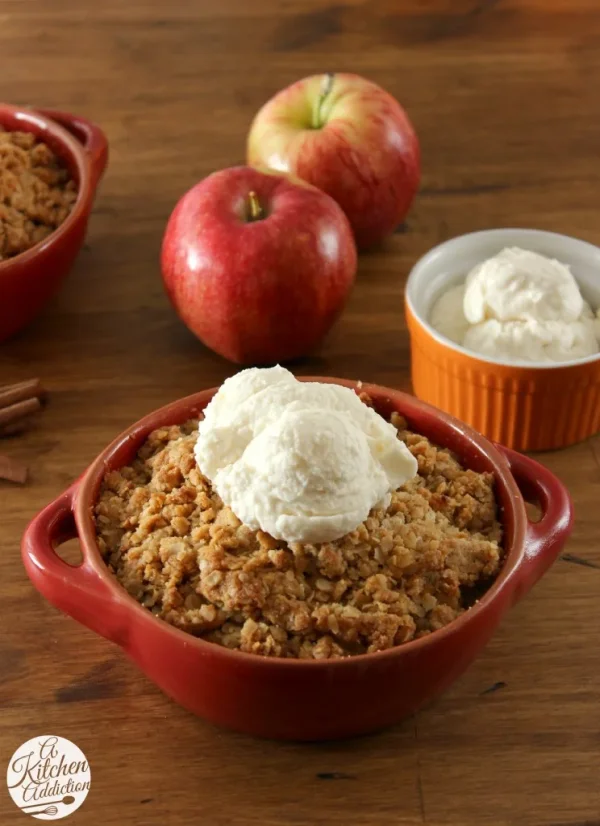 Peanut Butter Apple Crisp