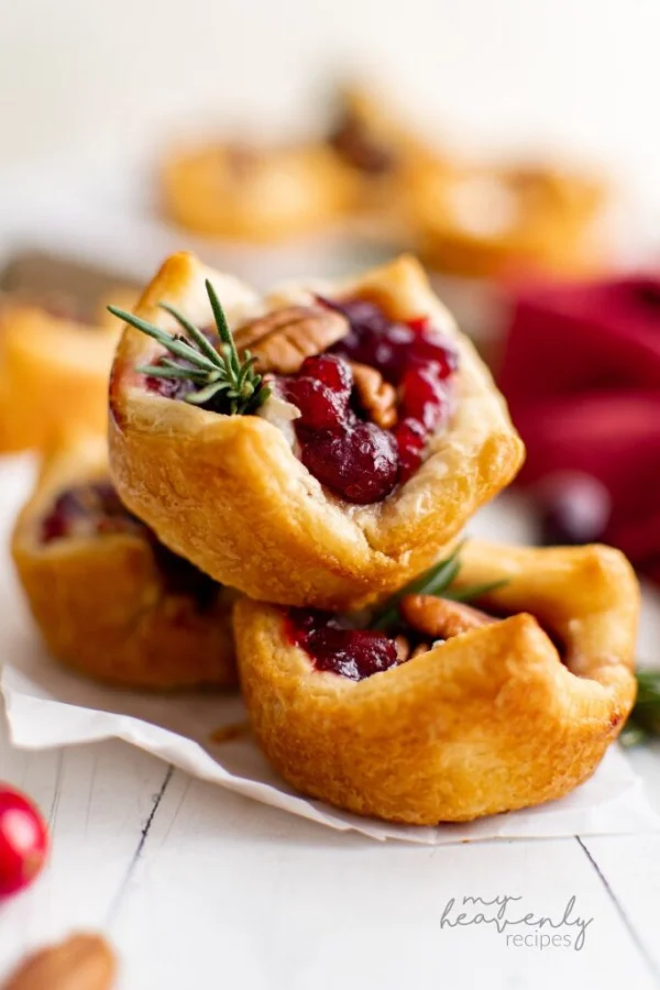 Cranberry and Brie Bites