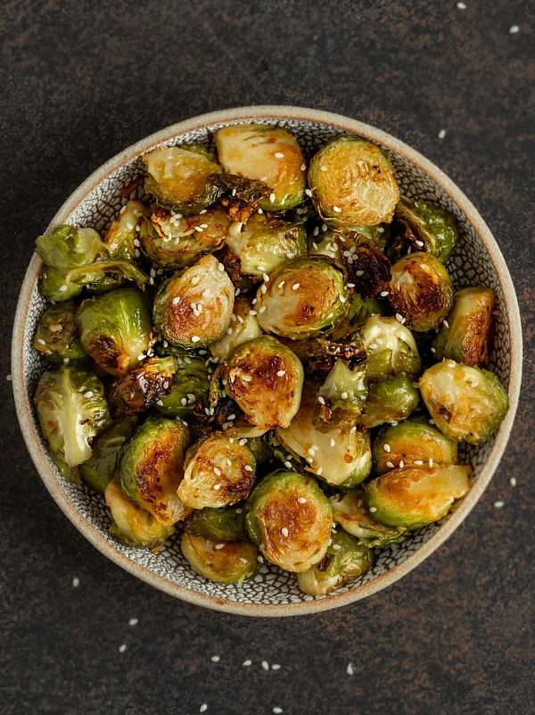 Miso Glazed Brussel Sprouts