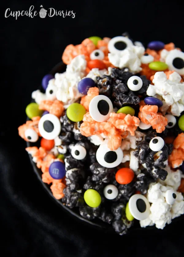 Colorful Halloween Popcorn