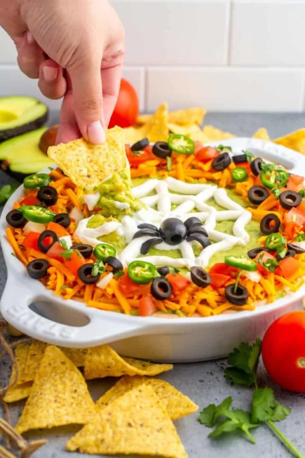 Halloween Taco Dip